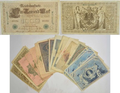 2.db.Zest.Niemcy, Banknoty szt.27, St.3/3+