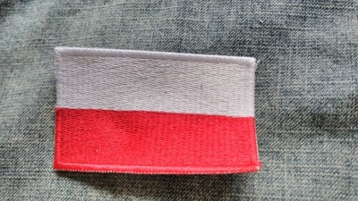 POLSKA flaga barwy narodowe naszywka haft