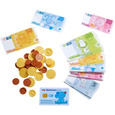 Zestaw pieniędzy do zabawy EURO Haba