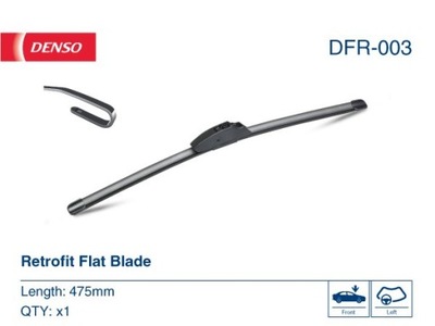 DENSO DFR-003 LIMPIAPARABRISAS ESCOBILLAS PLANO 475MM.  