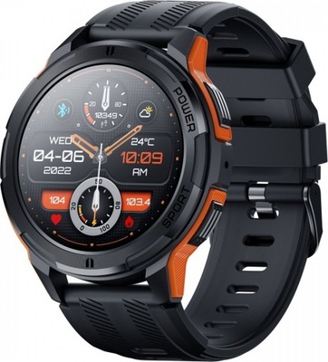 Smartwatch Oukitel BT10 Rugged Czarny (BT10OE/OL)