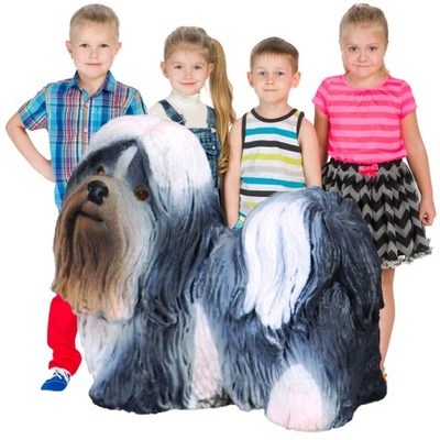 Figurki do ZABAWY dla Dziewczynek Figurka PSA Shih Tzu ZWIERZĘTA DOMOWE