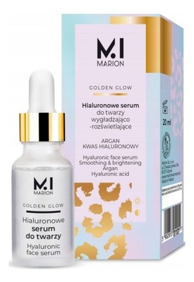 Marion Golden glow hialuronowe serum wygładzająco-rozświetlające 20ml