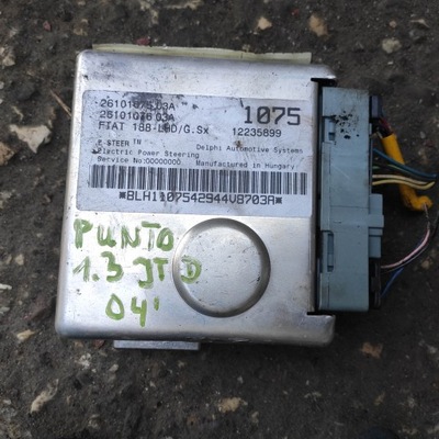 UNIDAD DE CONTROL MÓDULO SERVOMANDO HIDRÁULICO FIAT PUNTO 12235899  