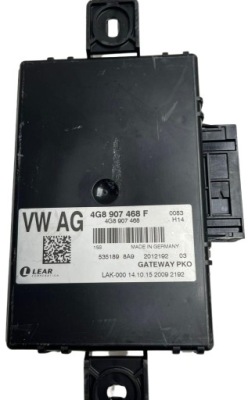 Модуль блок керування шлюз 4g8907468f audi a6 a7 фото №1
