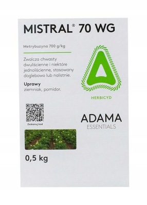 Mistral 70 WG 500g na chwasty w ziemniaku