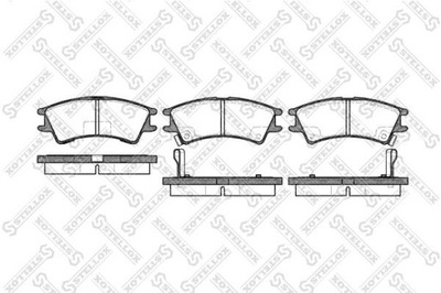 ZAPATAS DE FRENADO HYUNDAI ATOS 01-03 PARTE DELANTERA  