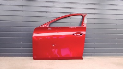 Mazda 3 19- hb левая дверь перед передний бордовые фото №1