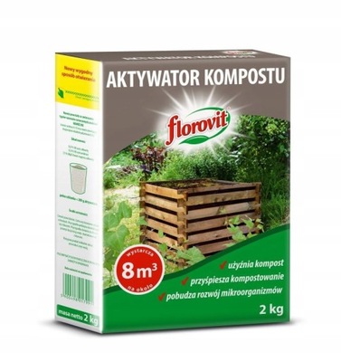 AKTYWATOR KOMPOSTU 2 KG FLOROVIT DO KOMPOSTOWANIA