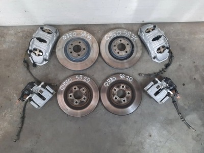 ДИСКИ ТОРМОЗНЫЕ СУППОРТА ТОРМОЗА SWAP СУППОРТ PORSCHE MACAN 95B 351MM 330MM