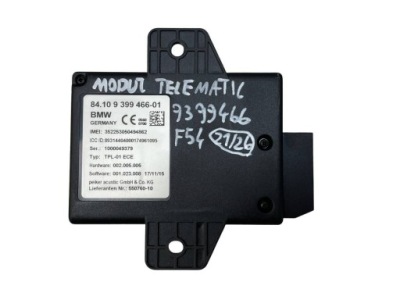 Mini оригинальный номер 9399466 clubman f54 модуль блок управления telematic фото №1