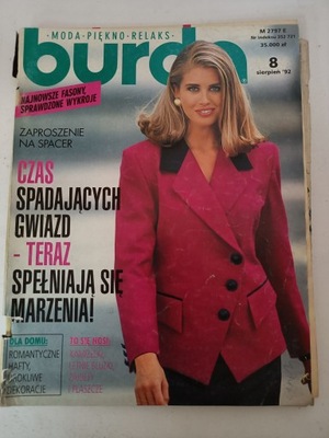 BURDA MODA PIĘKNO RELAKS 8/1992