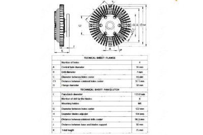 Nrf вязкостная муфта сцепление hyundai h 200 2.4 фото №1