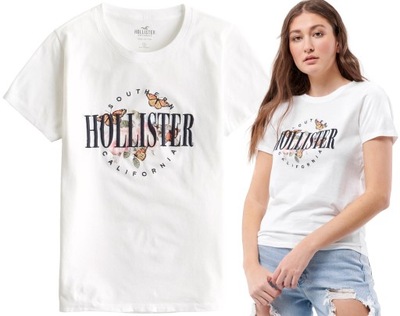 HOLLISTER by Abercrombie T-shirt Koszulka Logo XS