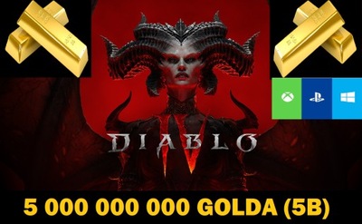 DIABLO 4 5000M GOLDA 5000MLN SZTUK SOFT PC PS XBOX