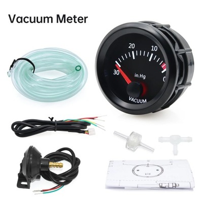 52mm Water Temp/Oil Temp/Voltmeter/Oil Press BAR PSI /Vacuum/Boost G~72943