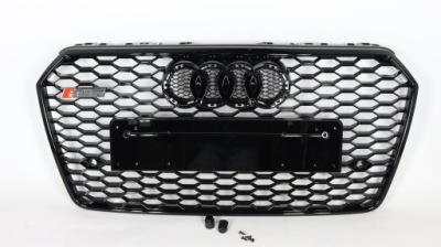 Решётка радиатора решётка радиатора audi a7 2015-2017 образец rs7 black фото №1