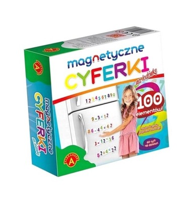 MAGNETYCZNE CYFERKI NA LODÓWKĘ ALEX, ALEXANDER