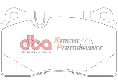 TRINKELĖS PRIEK. DBA XTREME VW TOUAREG I II | RANGE ROVER III DB2228XP 