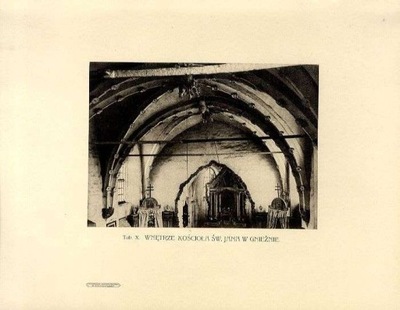 druk 1914-1915 Gniezno. Wnętrze kościoła św. Jana