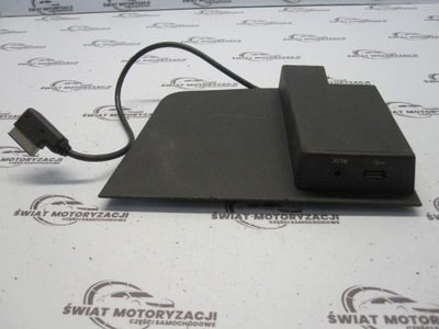 Skoda rapid spaceback роз'єм aux usb 5jb857367a фото №1