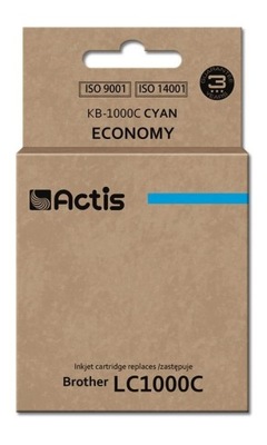 ACS tusz Brother LC1000/LC970 Cyan KB-1000C