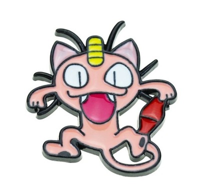 Pin Przypinka POKEMON Meowth POKEMONY