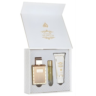 ZESTAW LATTAFA THE KINGDOM FOR MAN 100ML EDP 12MLEDP ŻEL POD PRYSZNIC 100ML