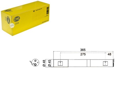 HELLA ОСУШИТЕЛЬ КОНДИЦИОНЕРА [HELLA]
