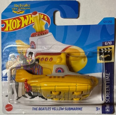 HOT WHEELS THE BEATLES YELLOW SUBMARINE