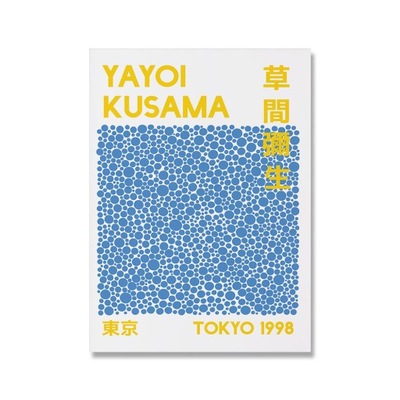 Plakaty Yayoi Kusama Art wystawa i druki galeria