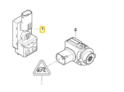 BMW E60 E63 E65 SENSOR AIRE AUC 6933052 CON  