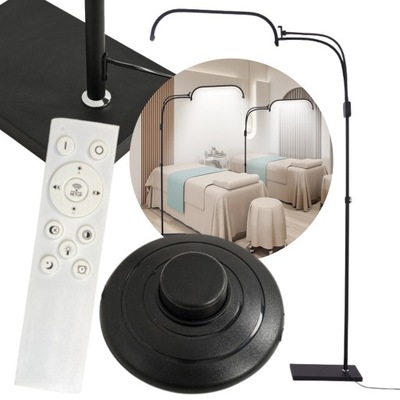 LAMPA KOSMETYCZNA PODLOGOWA STOJĄCA BEZCIENIOWA LED STYLIZACJA BRWI RZĘS