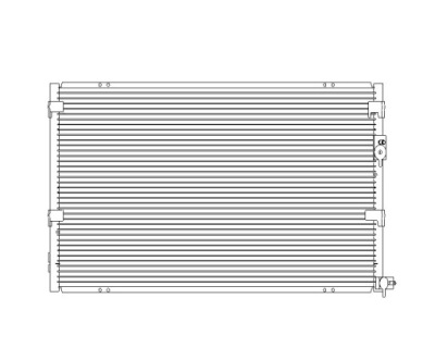 Ford mustang 15 - 17 конденсатор радиатор кондиционера фото №1