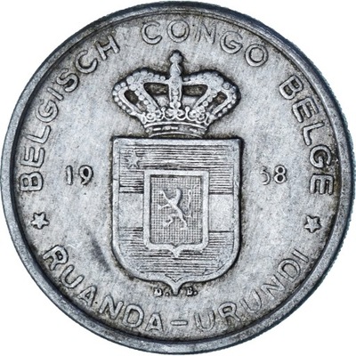 Kongo Belgijskie, 5 Francs, 1958