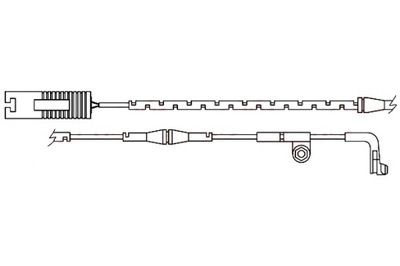 QUICK BRAKE ДАТЧИК ZUŻYCIA КОЛОДОК ТОРМОЗНЫХ ЗАД BMW 7 E65 E66 E67