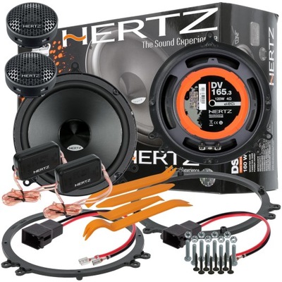 HERTZ DSK165 ALTAVOCES AUDI A3 8L A4 B5 PARTE TRASERA BLOQUE SILENCIOSO  