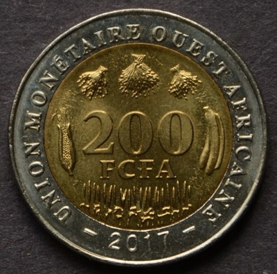 Afryka Zachodnia - 200 franków 2017