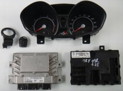 Ford fiesta mk7 1.25 набір do запуск блок керування фото №1