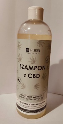 Hiskin CBD šampón pre mastné vlasy 700ml