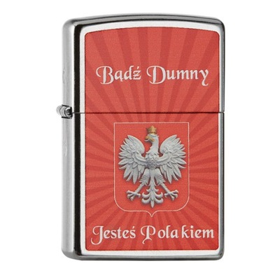 Zapalniczka Zippo benzynowa Be Proud street chrome