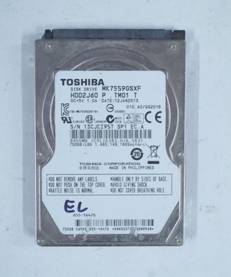 Elektronika do dysku Toshiba MK7559GSXF