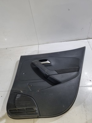 Vw polo 6r обшивка обивка дверь задняя правый задняя фото №1