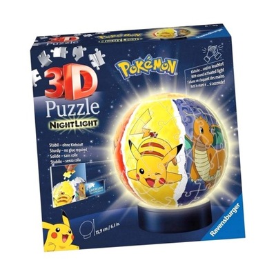 PUZZLE 3D 72 ŚWIECĄCA KULA POKEMON