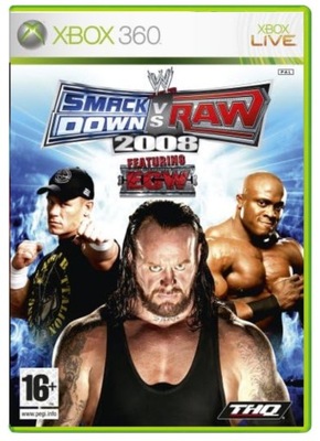 WWE SmackDown! vs. RAW 2008 XBOX 360