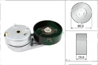Натяжитель ремень клиновой многоручейковый фото №1