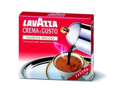 Włoska Kawa mielona Lavazza Crema Gusto Ricco 500g