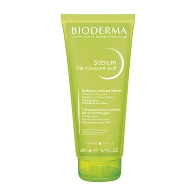 Bioderma Sebium Gel moussant actif, żel oczyszczający do skóry tłustej i tr