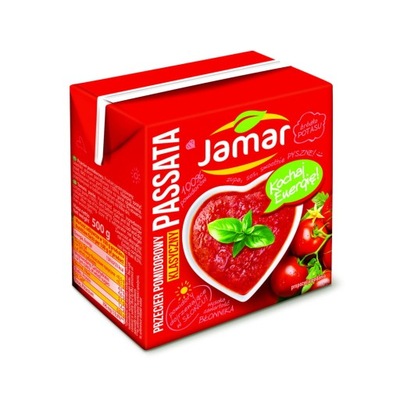 Passata przecier pomidorowy klasyczny Jamar 500g