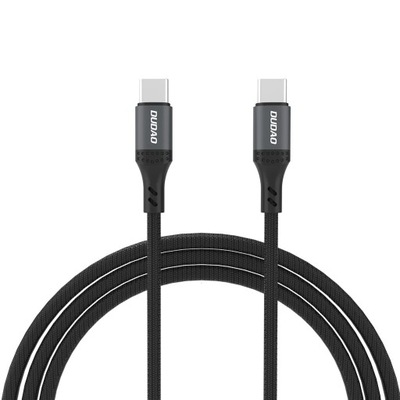 Kabel przewód z oplotem L3CC USB-C - USB-C 60W 2m - czarny